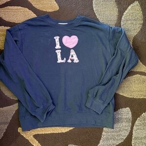 Daydreamer I Love LA Patchwork Sweatshirt